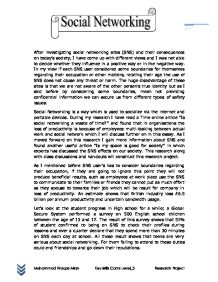 Essay on social networking service