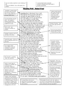 Summary and Analysis of the Poem 