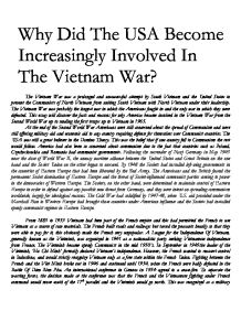 Research Paper on Vietnam War