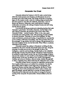 Alexander the great research paper