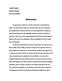 Reflective research essay