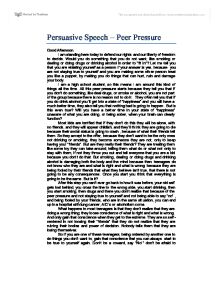 Pre written persuasive speeches
