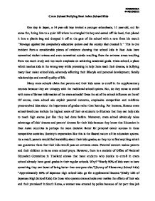 Conclusion paragraph for bullying essay