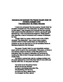 Analysis of 'Cousin Kate' by Christina Rossetti