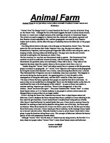 Animal farm essays