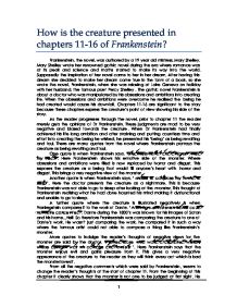 Frankenstein essay chapter 5