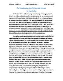 First Person Reflective Essay