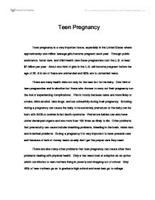 Teen pregnancy teen essay