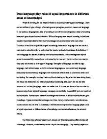 Theory of knowledge essay topics