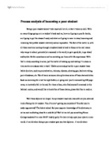 Examples of a process essay topics