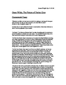 the picture of dorian gray essay
