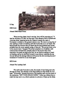 d day essay introduction