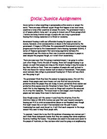 introduction of social justice essay