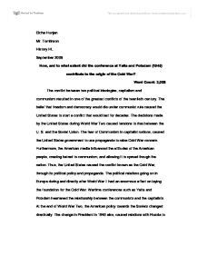 The cold war an introduction history essay