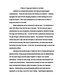 essay about drugs and alcohol abuse