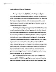 egypt and mesopotamia compare and contrast essay